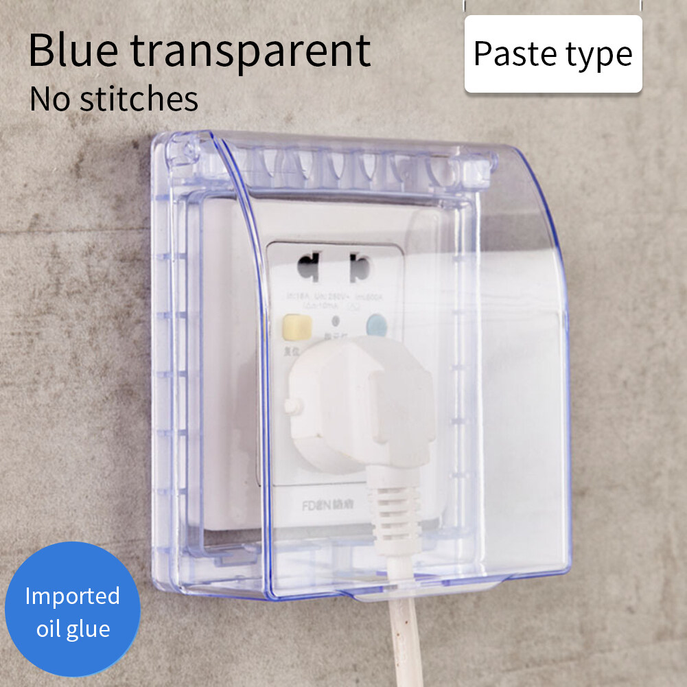 Deyln SelfAdhesive Universal 86 Type Wall Socket Waterproof Box