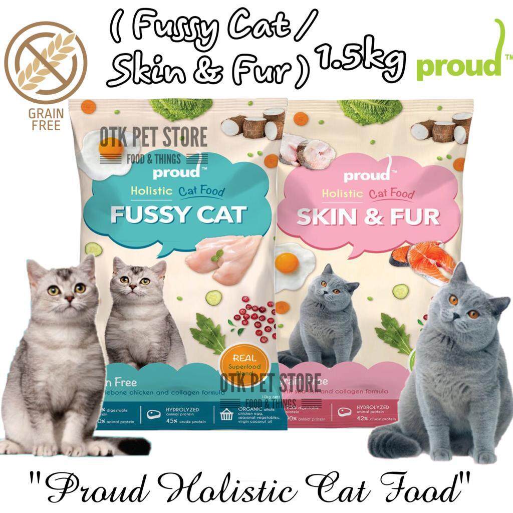 Proud Holistic Grain Free Cat Food 1.5kg-Skin u0026 Fur/Fussy Cat
Lazada - kucing fury