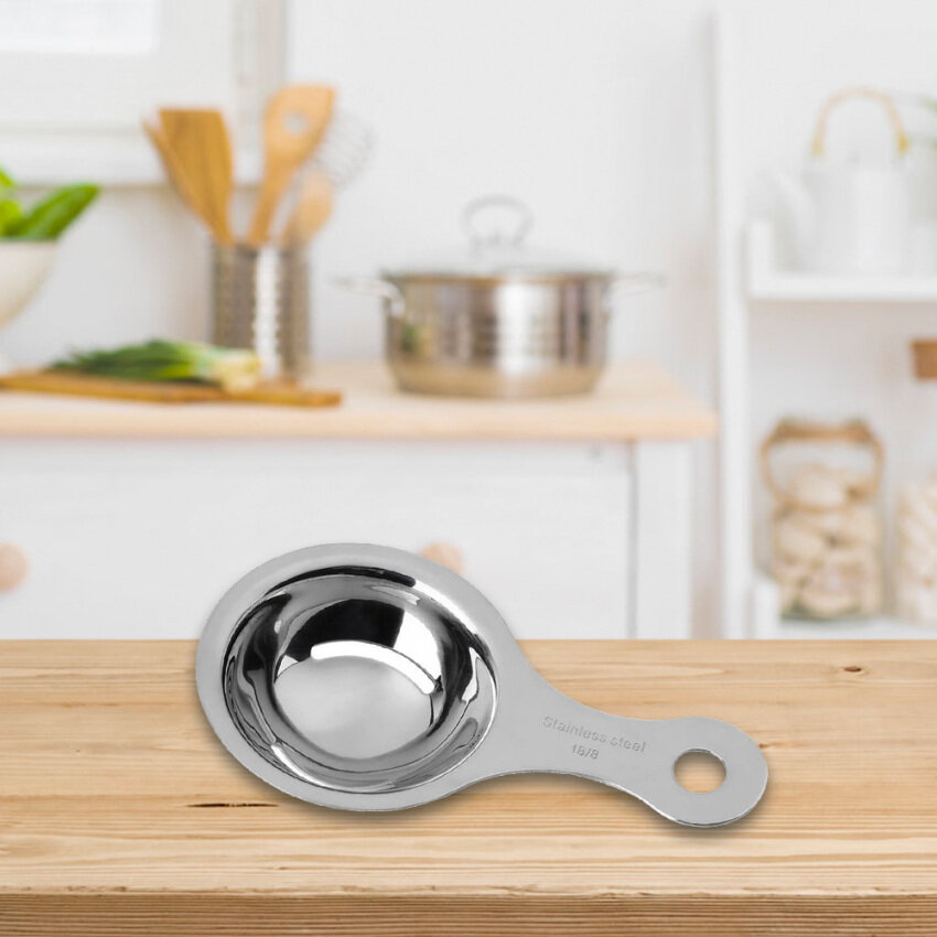 Stainless Steel Egg White Separator Tools Eggs Yolk Filter Gadgets Kitchen Accessories Separating Funnel Spoon Egg Divider Tool