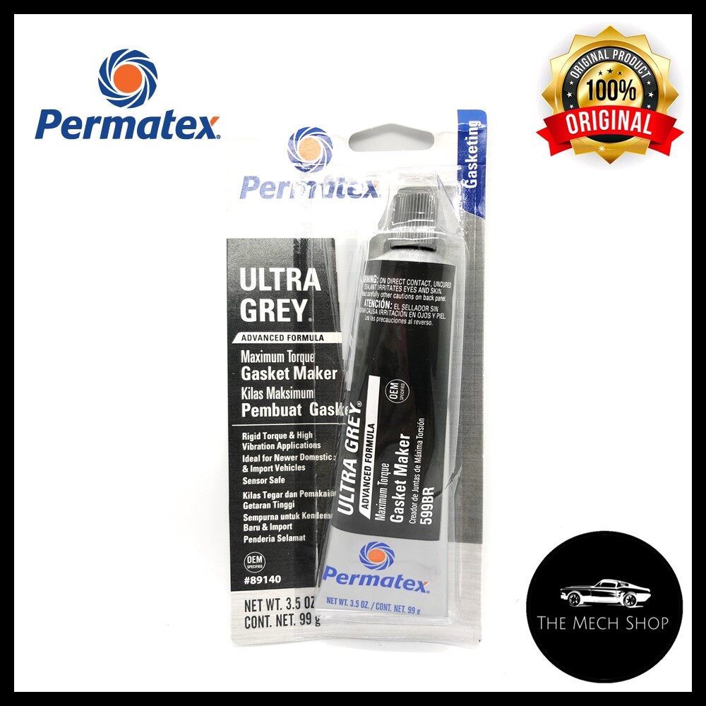 Permatex 599BR Ultra Grey Gasket Maker Gum 3.5 oz (100% Original ...