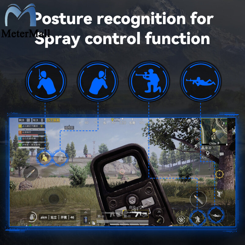PUBG Trò chơi di động Công cụ chuyển đổi Bluetooth5.0 Bộ bàn phím chuột / Bộ điều hợp đơn