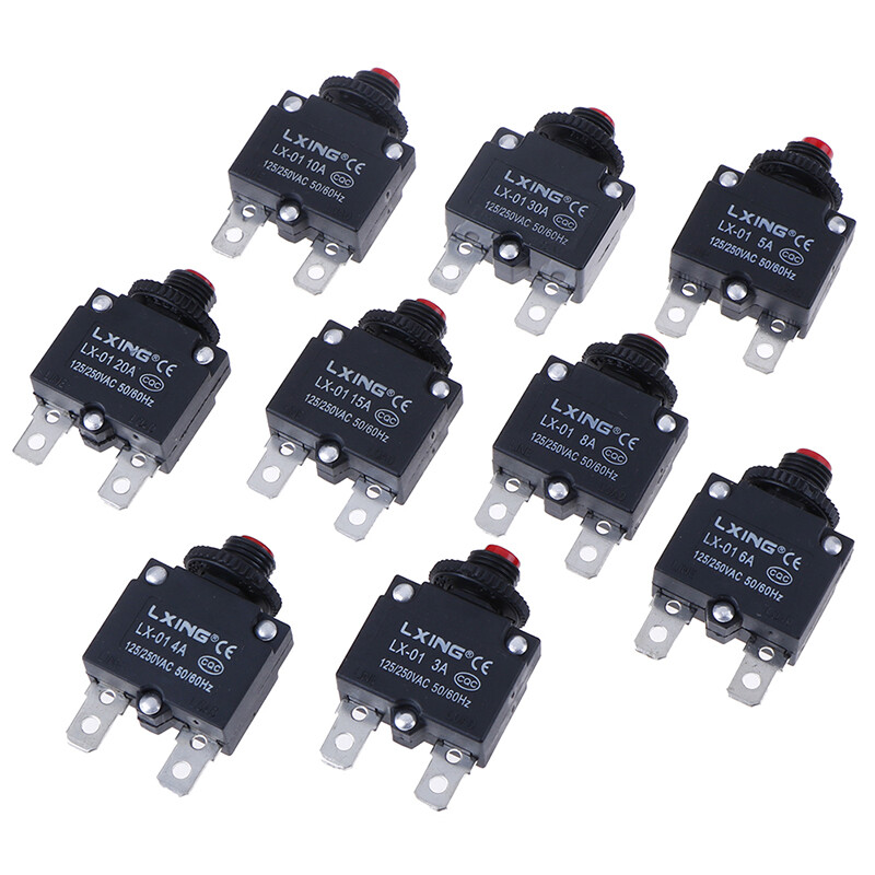 🔥🔥🔥Blowing Circuit Breaker Overload Protector Switch Fuse 3A 4A 5A 6A 8A 10A 15A 20A 30A