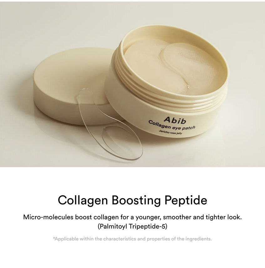 [Abib] thạch hồng Jericho miếng che mắt Collagen 90g / 60ea
