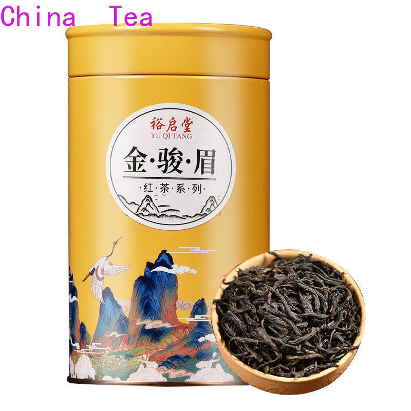 [High quality, fast delivery] Chinese tea Jin Junmei Dahongpao Lapsang Souchong jasmine tea canned new tea black tea four major tea combinations