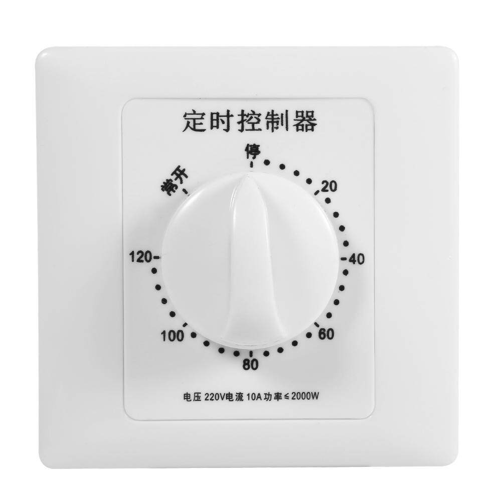 AC 220V 30/60/120 Min High Power Pump Timer Mechanical Time Switch Countdown Control 86 Panel