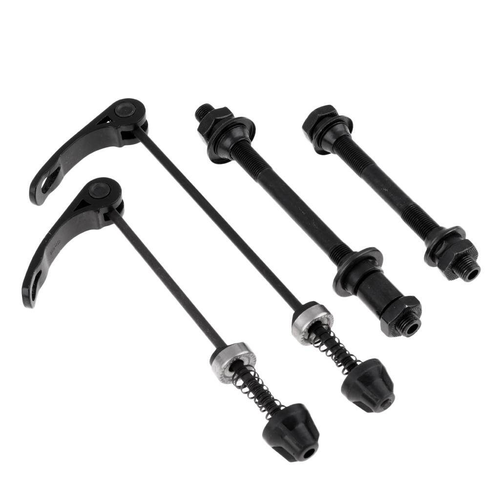Lazarasport trục siêu nhẹ phát hành nhanh trục rỗng xiên trước sau xe đạp trục bánh xe trung tâm xe đạp leo núi mtb