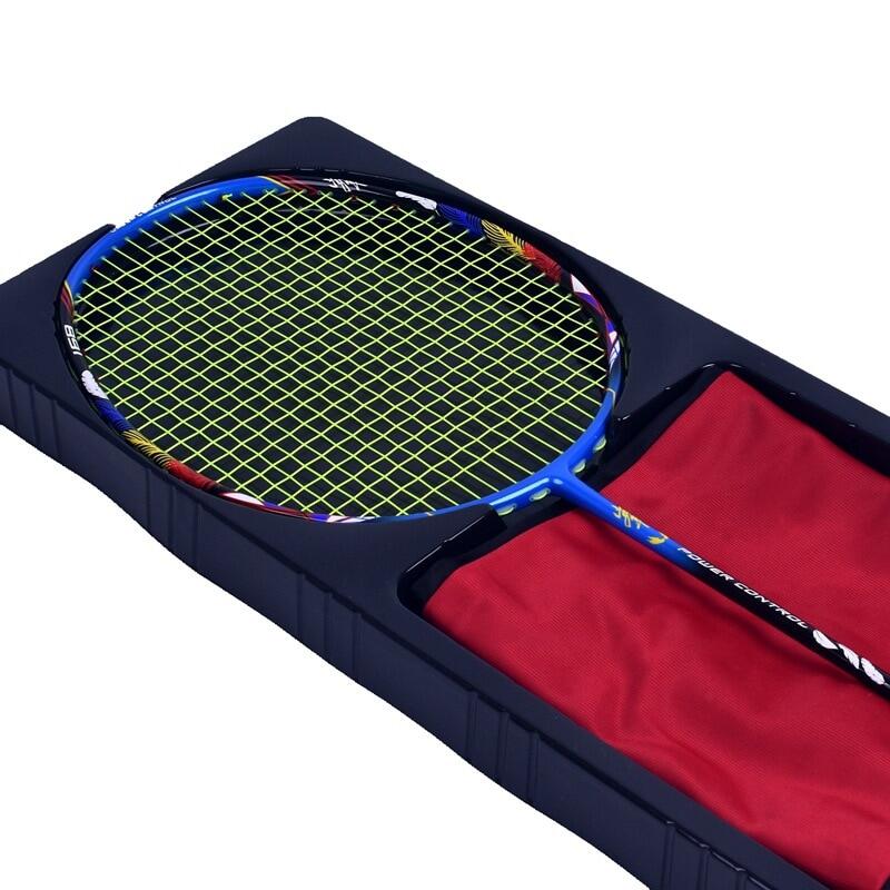 Ultra Light 8U 62G Carbon Fiber Badminton Rackets Professional Offensive Type Racket With Strings Bags G5 Padel Sports