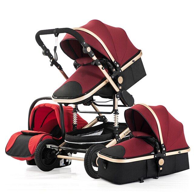 baby stroller 3 in 1 newborn baby carriage