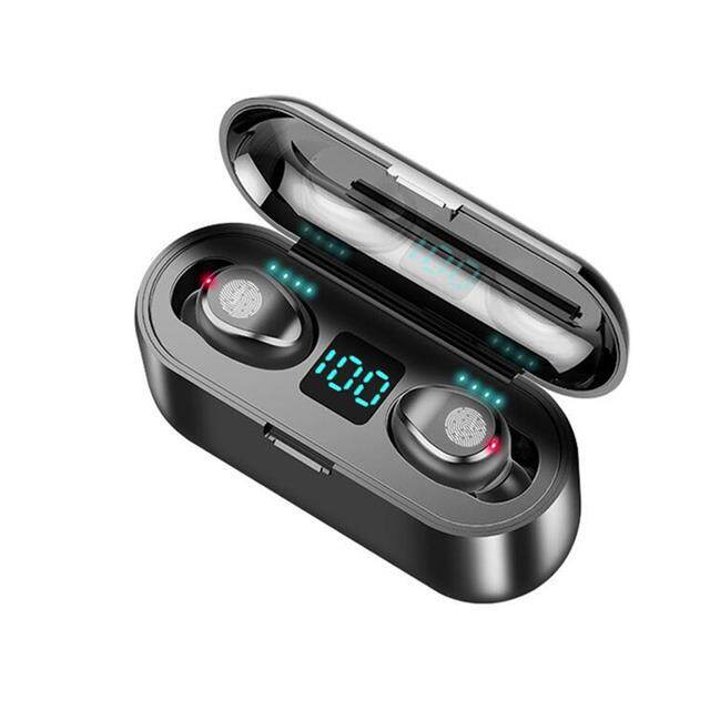 TWS F9 Wireless Earpiece Headphone Earphone Sport Earbuds Headset With For 5.1 Bluetooth Phone Xiaomi Samsung Huawei Iphone OPPO