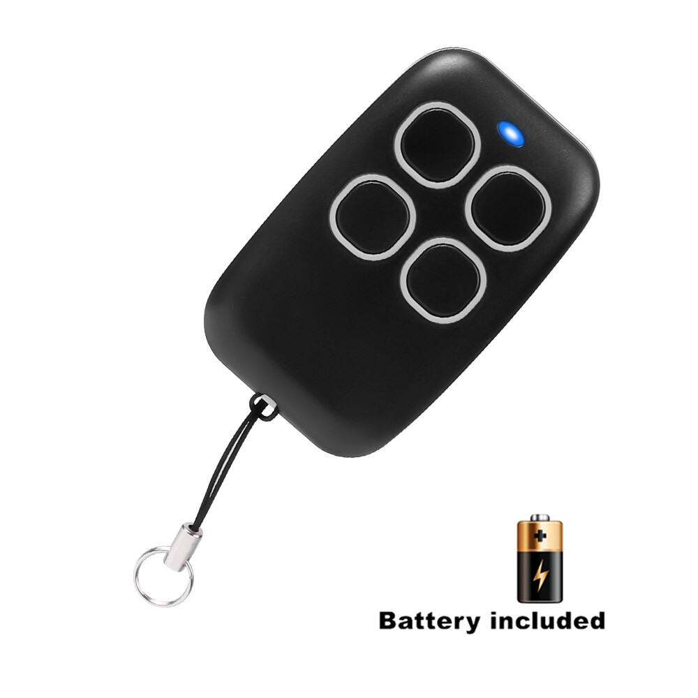 Kebeteme 433mhz smart copy duplicator remote control 4 buttons garage door gate remote fixed rolling code cloning 433.92mhz transmitter