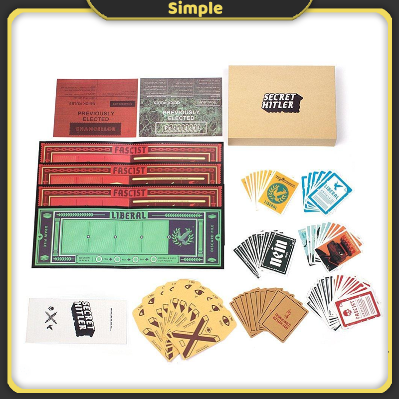 Secret Small Box Hilter Board Game Abstract Strategy Party Game