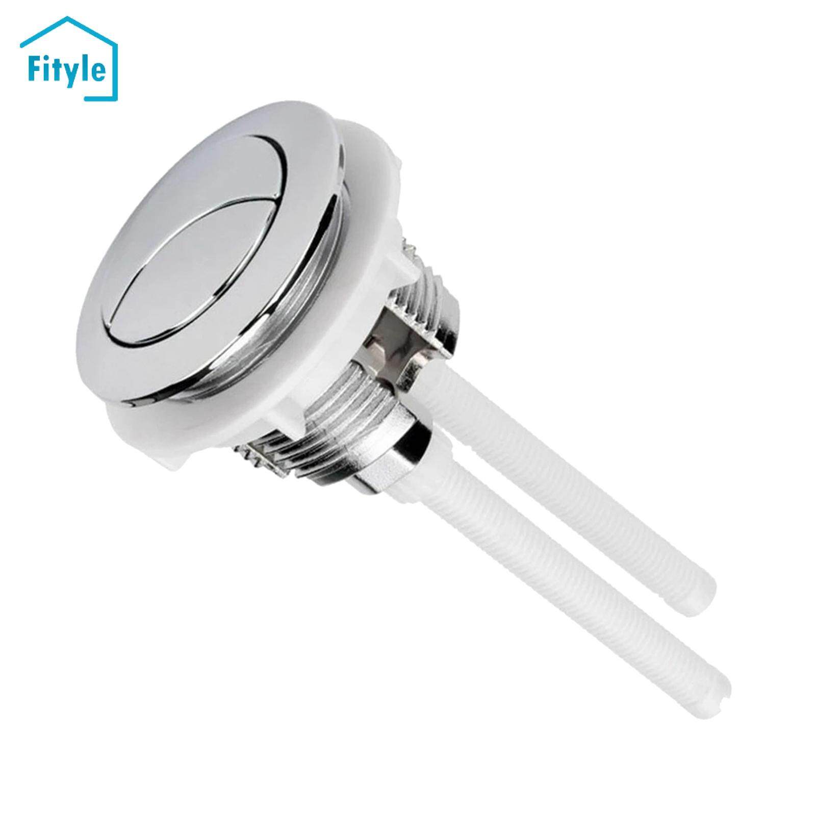 Fityle dual flushs Toilet Flush Button Easy to Intall for Side Entry
