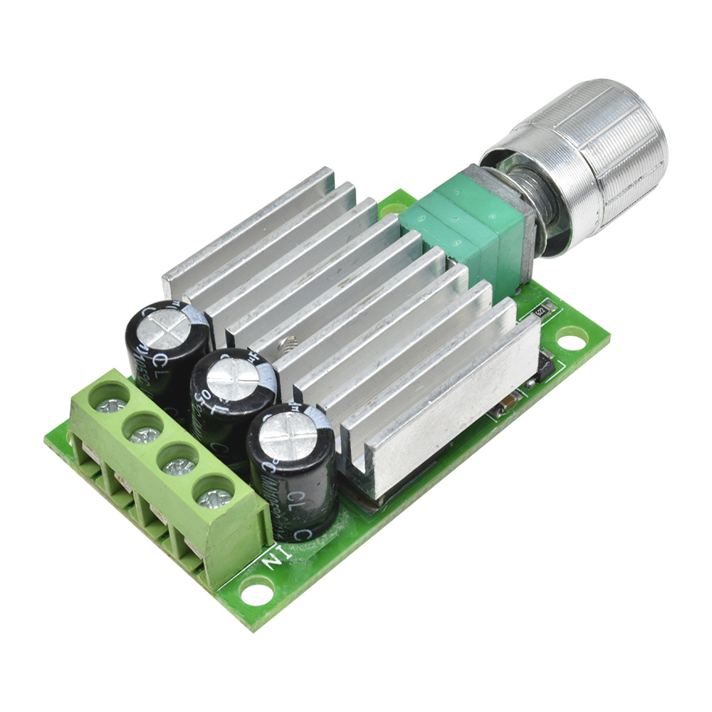 VOKTTA  Bộ Điều Khiển Tốc Độ Động Cơ DC 6V 12V 24V 30V 10A Chính Hãng, Bảng Điều Khiển PWM Mô-đun Điều Khiển Tốc Độ DC12-30V Có Tản Nhiệt