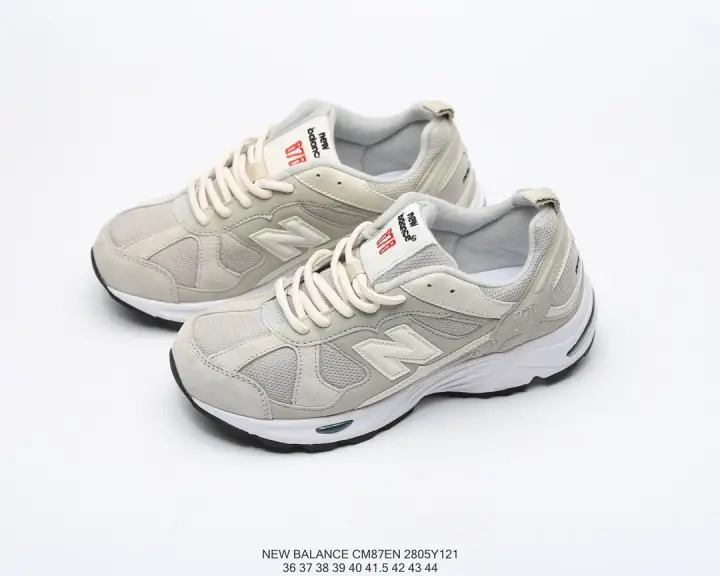 old man white new balance shoes
