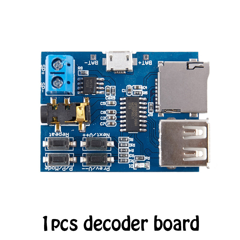 MP3 lossless decoder board equipped with power amplifier Mp3 decoder support TF card U disk decoding player