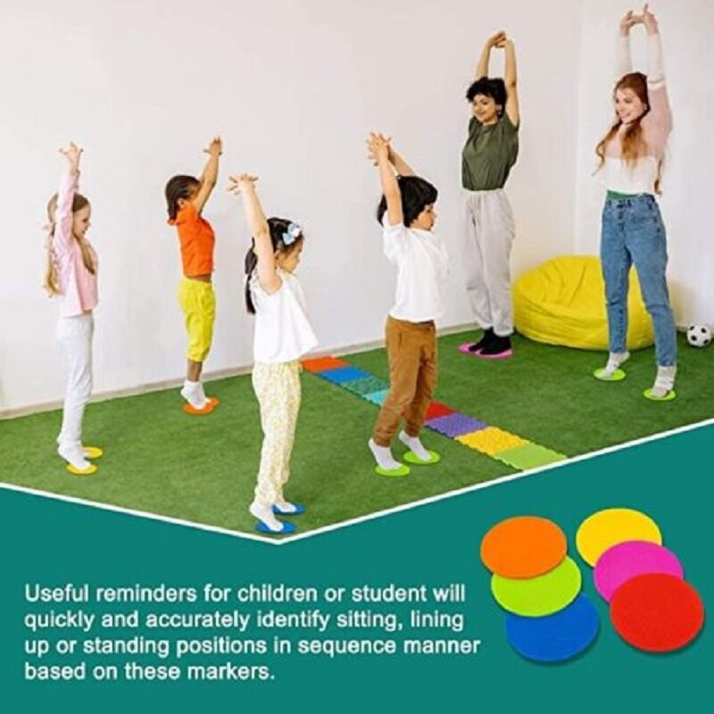 30x AU Sport Dot Teach Tool Classroom Circle Spot Markers Sit