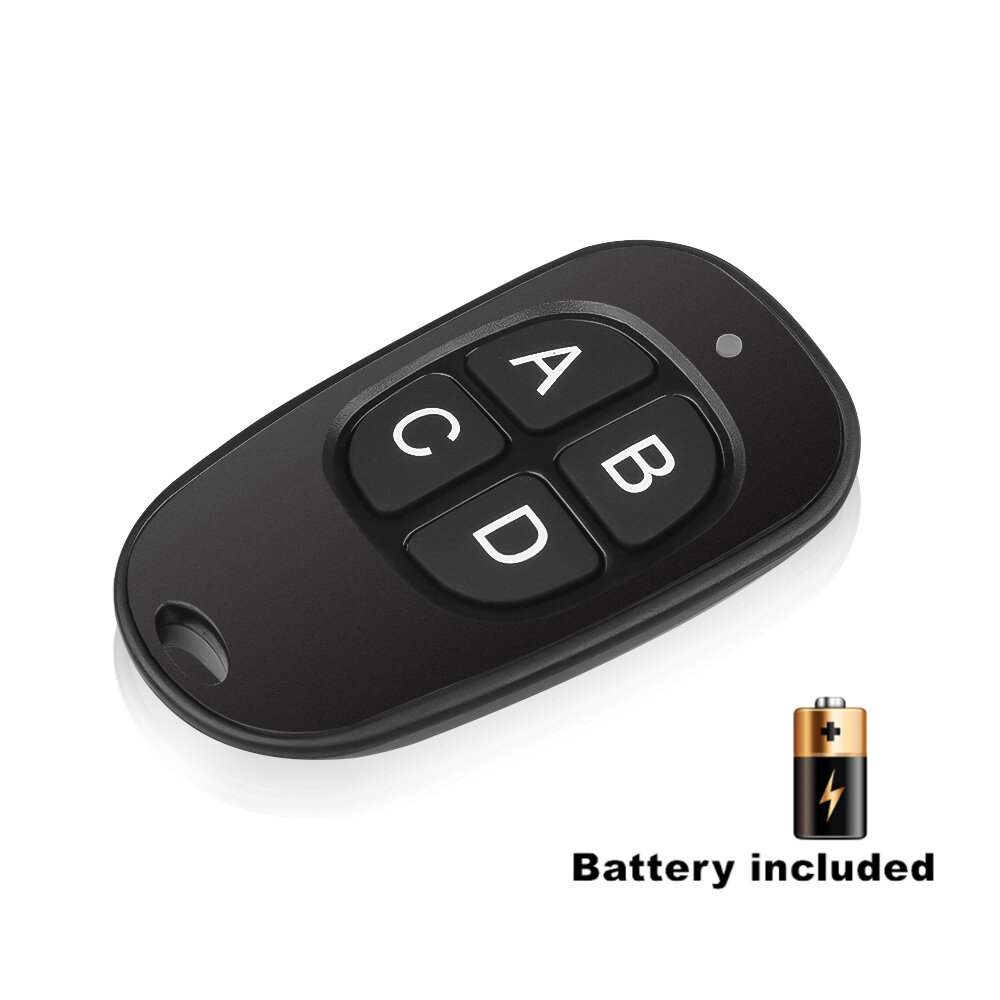 Kebidumei Điều Khiển Từ Xa Không Dây RF 433Mhz 315Mhz Sao Chép Mã Từ Xa Cổng Nhân Bản Điện 4 Kênh Móc Khóa Ô Tô Cửa Nhà Để Xe
