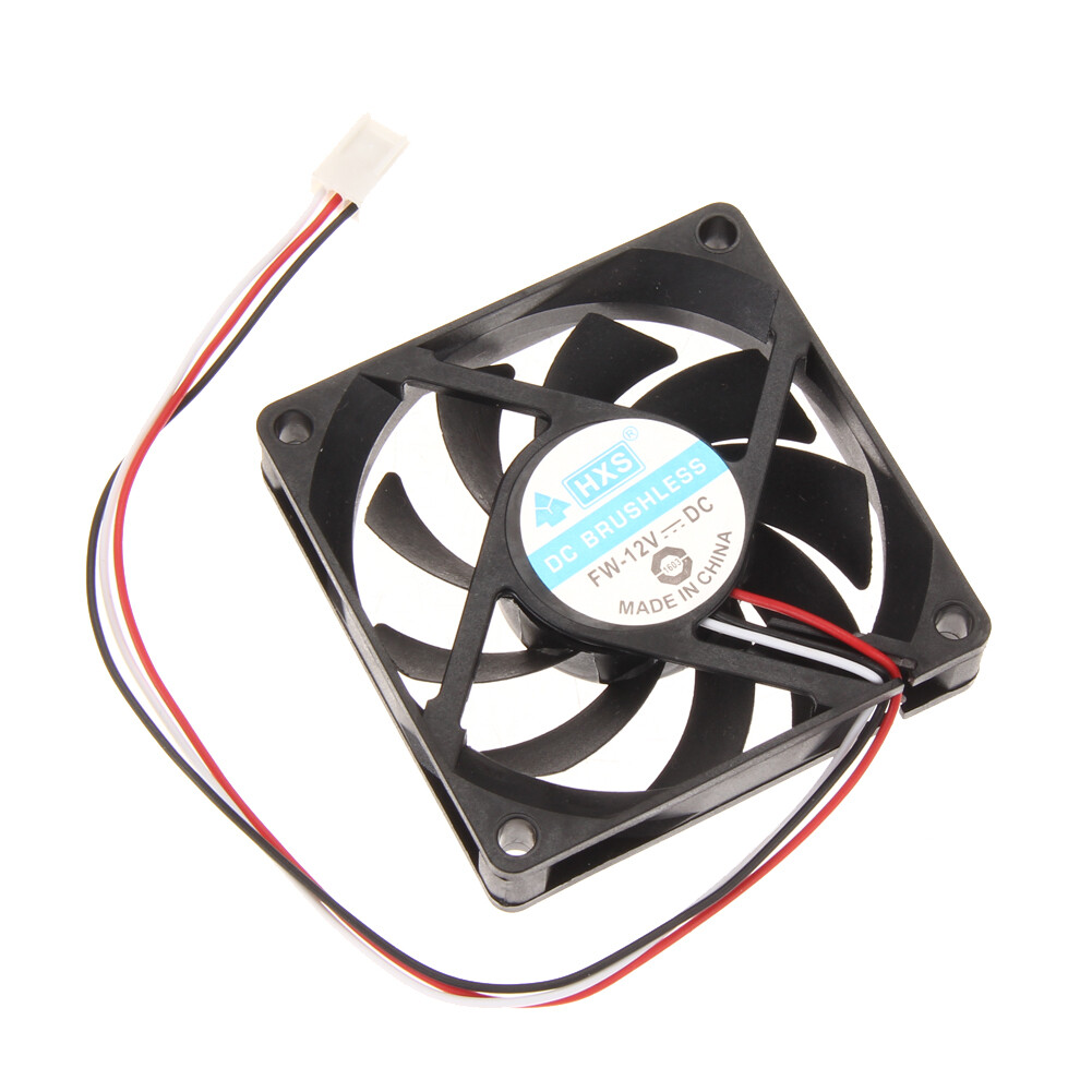 Quạt làm mát Vỏ máy tính cầm tay 12V 7cm 70mm PC CPU Quạt làm mát làm mát