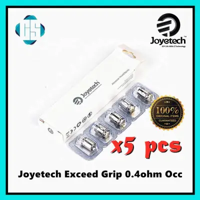 Original Genuine Joyetech Exceed Grip Occ Mesh Coil 0.4 Ohm SS316 Coil x 5 PCS Joyetech Exceed Grip Replacement Occ Per Package Box
