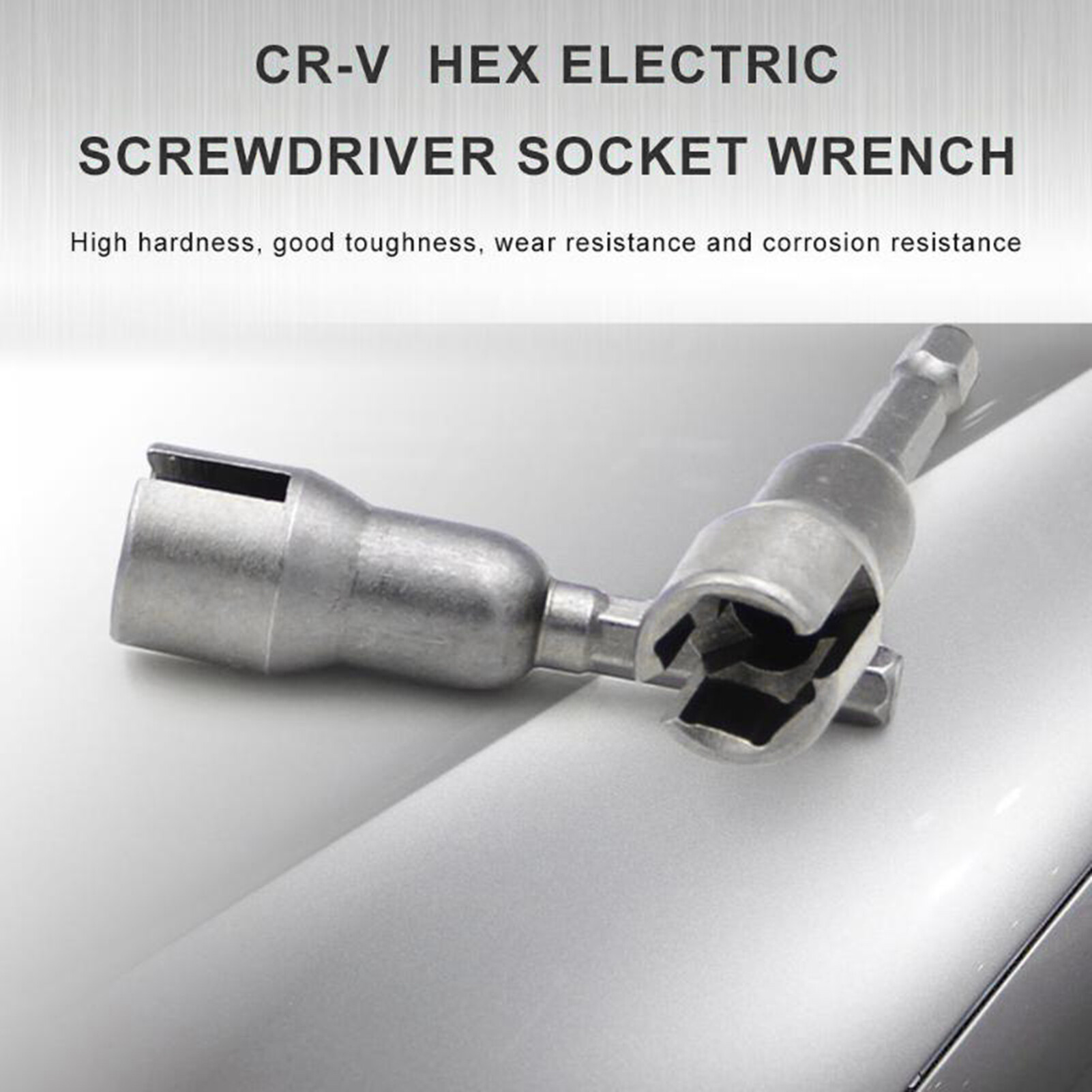 Farfi Widely Used Nut Socket Wrench U-shaped Opening Good Toughness Compact Drill Bit Socket Wrench for Panel Nuts Useful Nut Socket
