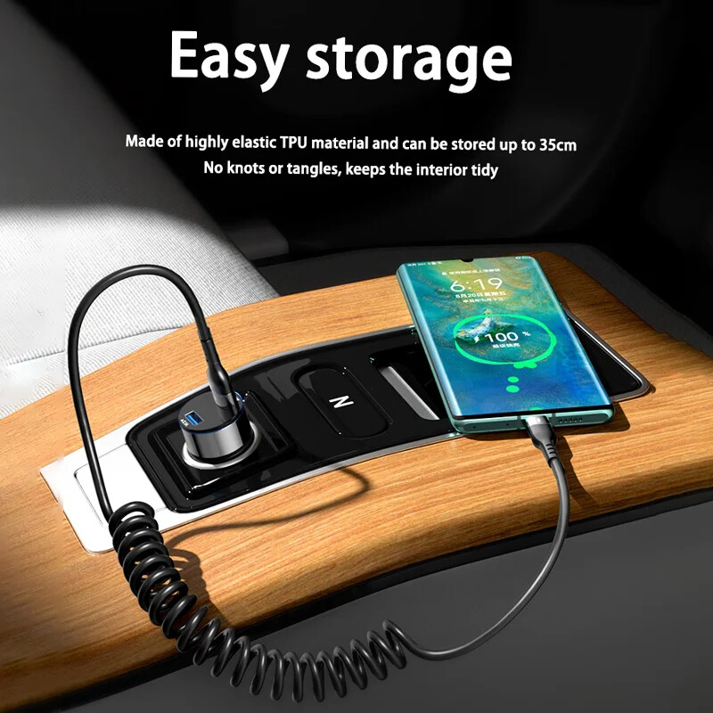 BOKEWU 66W USB Type-C to Type-C Cable USB-C Fast Charging Wire 1M Type-C Charger Cable