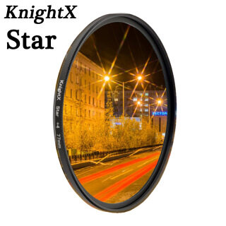 KnightX 52mm 58mm Filter Star Line 4x 6x 8x for DSLR Camera Lens thumbnail
