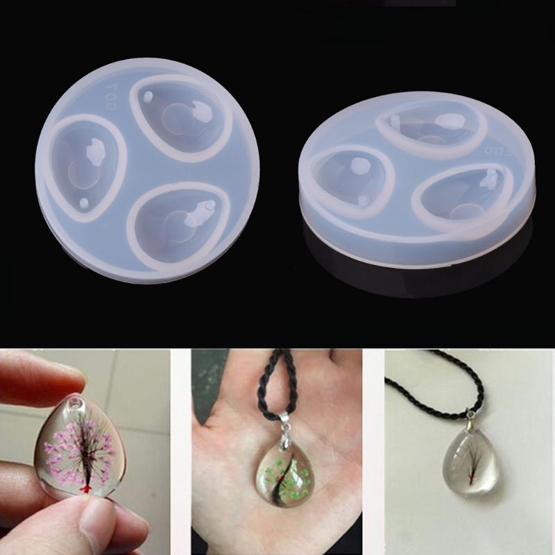 Diyซิลิโคนจี้น้ำหยดอัญมณีแม่พิมพ์เรซิ่นปลอกหัตถกรรมทำเครื่องมือเครื่องประดับ Pagx Tonyh Store 