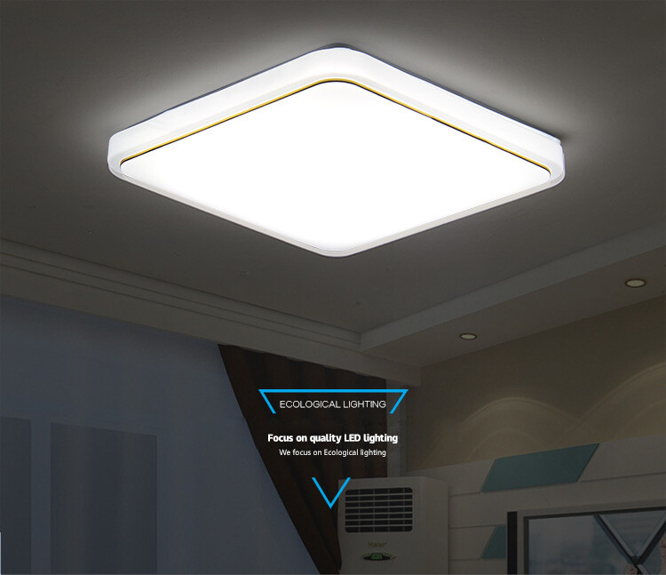 LEBI Đèn Trần Led, Đèn Phòng Khách Bầu Không Khí Đơn Giản Hiện Đại Phòng Ngủ Hình Vuông Nghiên Cứu Ban Công Chiếu Sáng Nhà Bếp