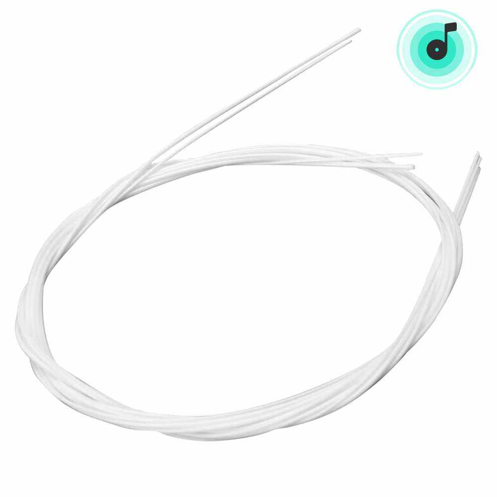 4pcs/set White Nylon Strings Replacement Part for 21/23/26in Ukulele Guitar