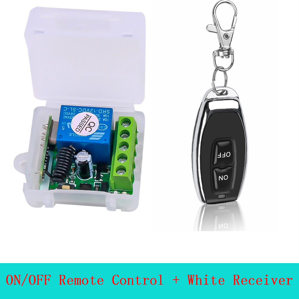 KEBIDU Công Tắc Điều Khiển Từ Xa Không Dây DC 12V 1CH 433 MHz Mô Đun Máy Thu 433 Mhz Để Học Mã Máy Phát Từ Xa