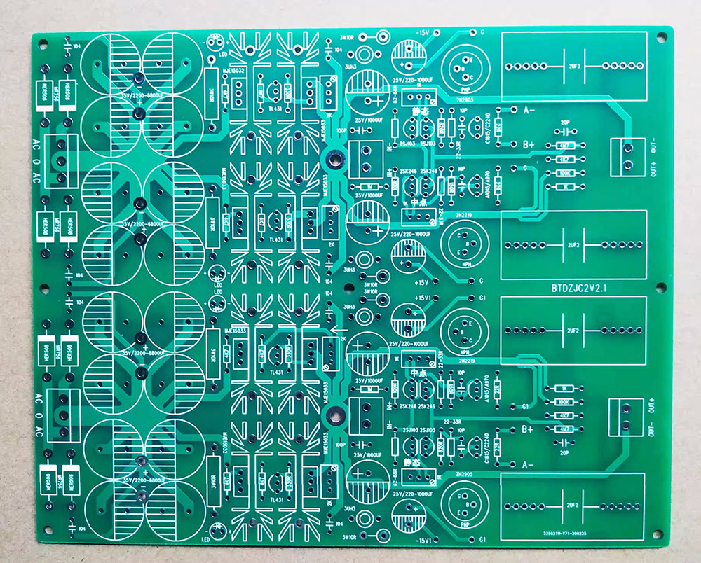 One Piece Class A Preamp Refer to Mark JC-2 Amplifier Empty Board