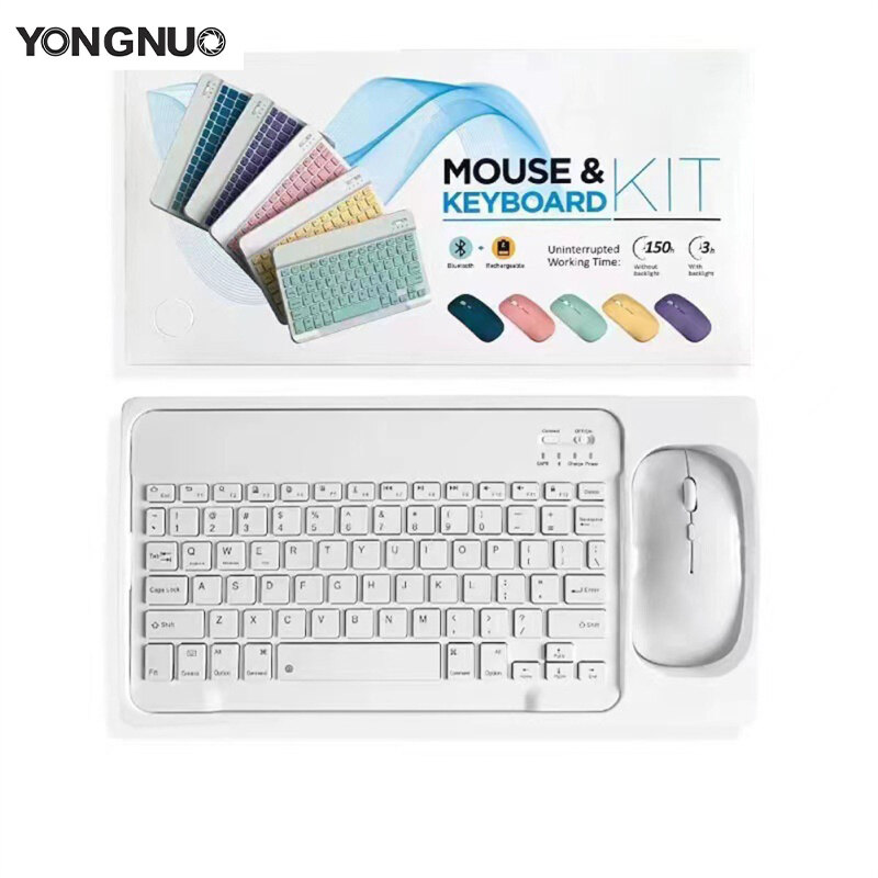 Bộ Chuột Bàn Phím Mini Không Dây Tương Thích Bluetooth Có Thể Sạc Lại Tương Thích Cho Android Ios Windows