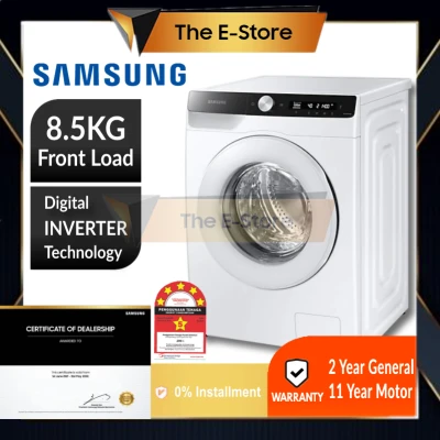 Samsung 8.5KG AI Control Front Load Washer | WW85T504DTT/FQ (Washing Machine Top Loader Mesin Basuh 洗衣机)