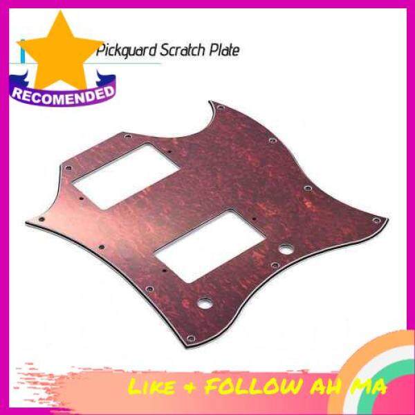 Best Selling PVC HH Guitar Pickguard Scratch Plate for SG Electric Guitars Red Tortoise Shell (Red) Malaysia