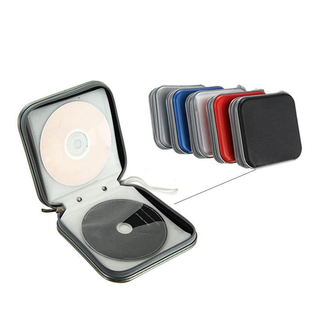 Portable 40pcs Capacity Disc CD DVD Wallet Storage Organizer Case Holder
