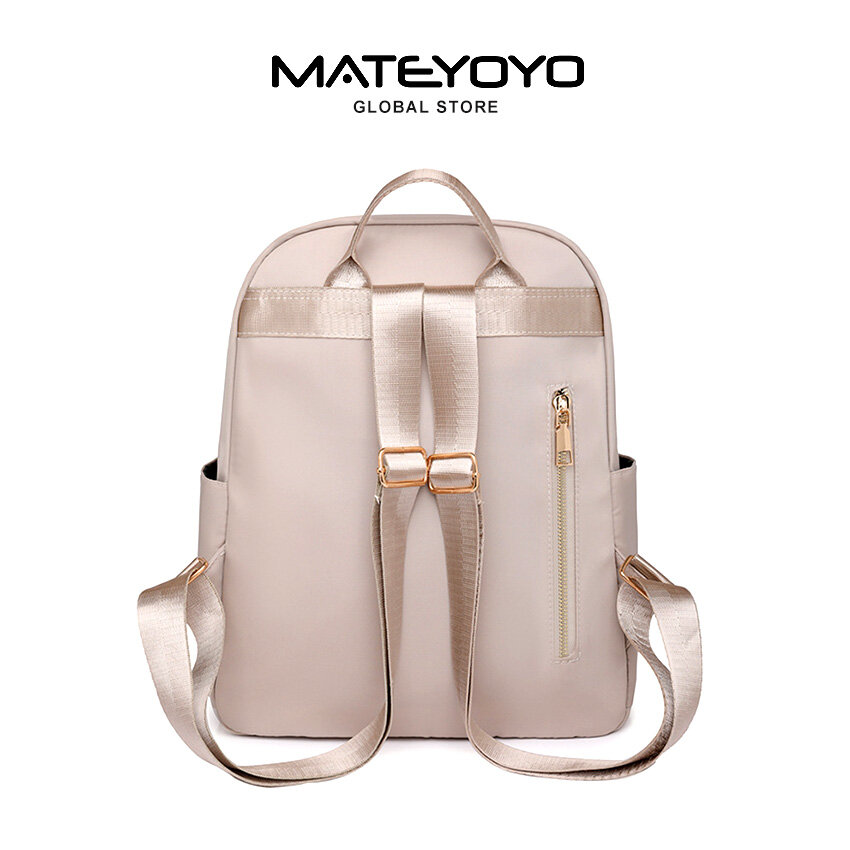 MATEYOYO Backpack Women Shoulder Bag Waterproof Nylon Cloth Backpack Large Capacity Backpack Lightweight Laptop Backpack Casual Zipper Packs for Girls Teens Women