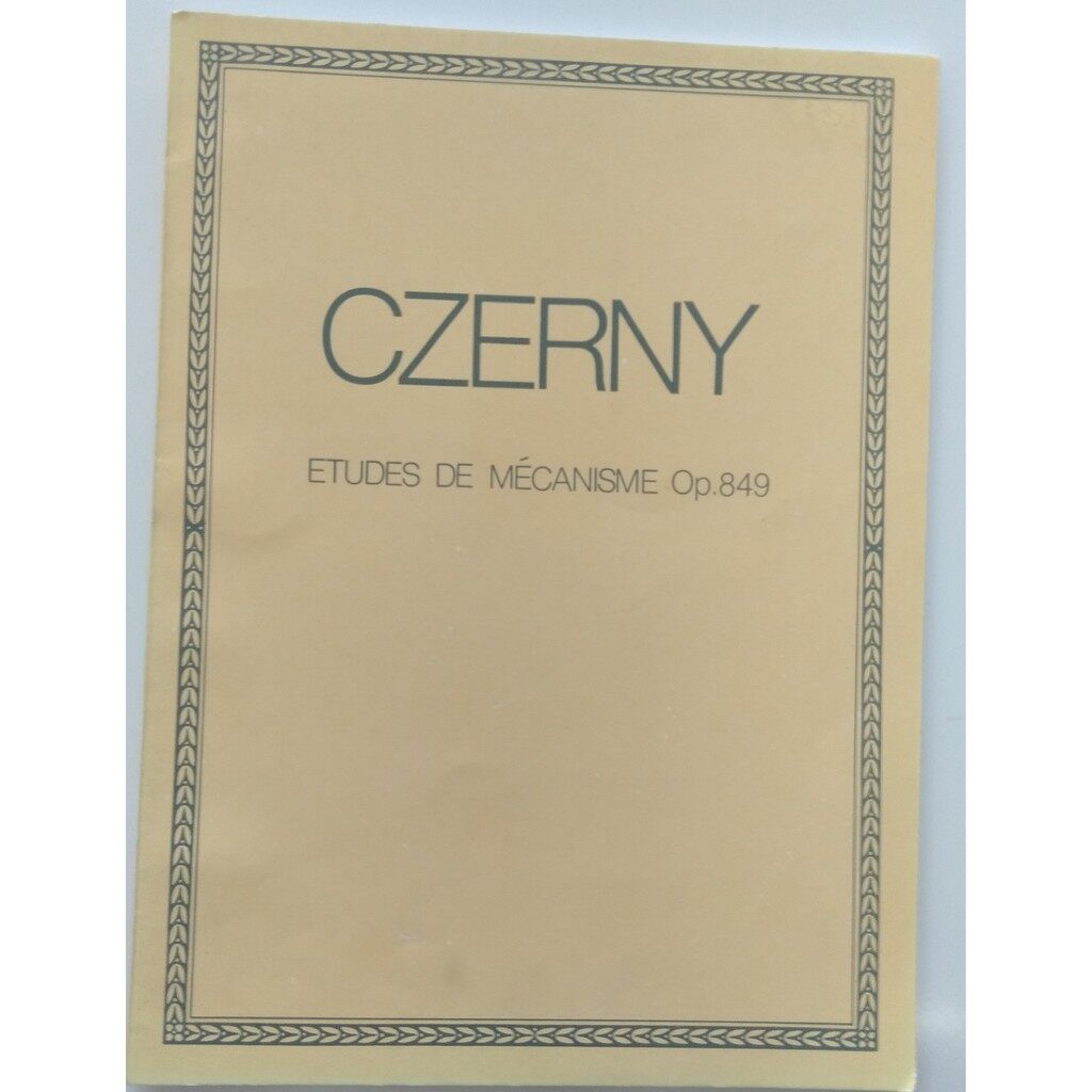 Czerny เกี่ยวกับหนังสือเปียโน849 / Czerny Op.849หนังสือเพลง