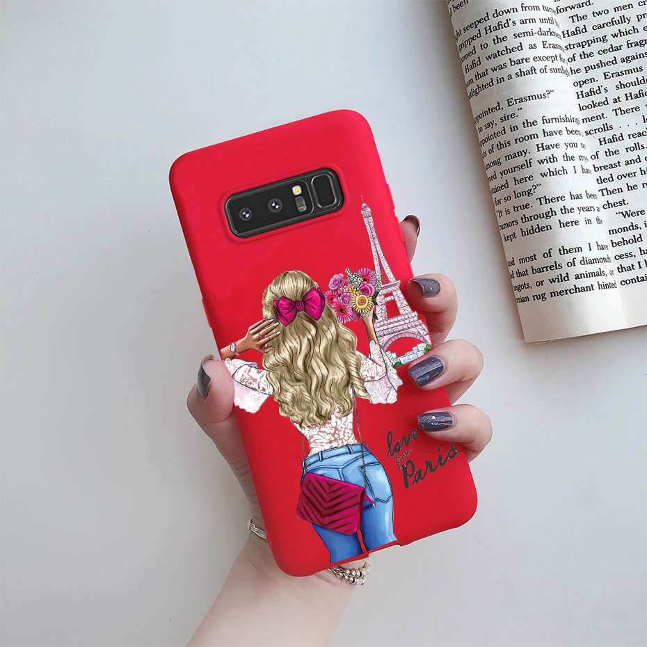For Samsung Galaxy Note 8 Note 9 Note 10 Note 10 Plus Note 10+ Case Stylish Pattern Casing Soft Slim Matte Phone Case Cover