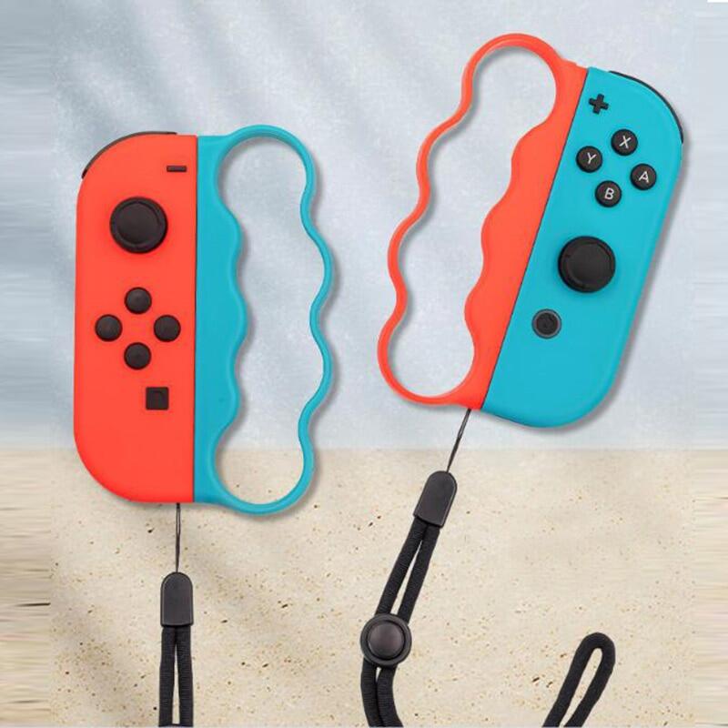 Giá Đỡ Joycon Giá Đỡ Dây Đeo Cổ Tay Xử Lý Hand Grip, Bộ Điều Khiển Nintendo Switch NS Joy-Con Bao Tay Cầm Chơi Game Đấm Bốc Thể Dục