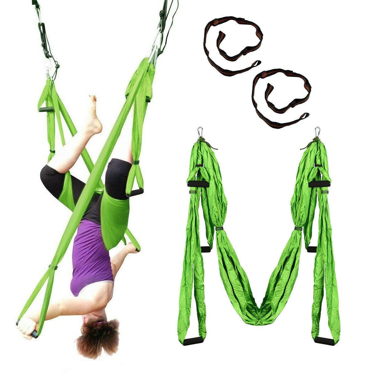 D C Anti Gravity Inversion Yoga Therapy Aerial Trapeze Swing Hammock Flying Sling Lazada Singapore