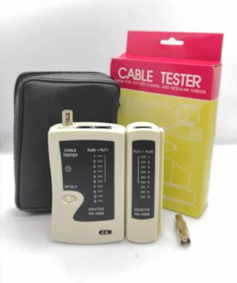NS468B Network Cable Tester RJ45 RJ11 cat5e UTP LAN Networking tool With BNC