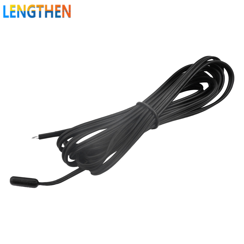 FocusAi NTC Temperature Sensor 10K NTC B3435 Waterproof Probe Thermistor Accuracy Temperature Sensor Probe 1M