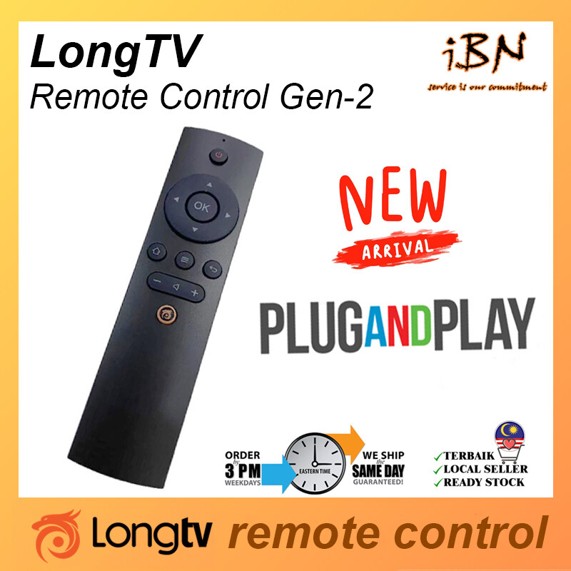 LongTV Remote Control Gen2 (For LongTV use , Plug and Play only) Lazada