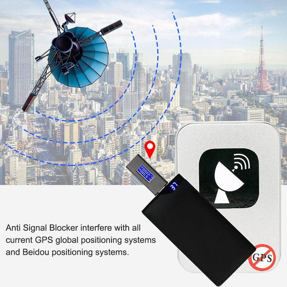 รถ USB แบบพกพา GPS ตัวรบกวนสัญญาณแผ่นป้องกันยูวี Tracking Anti Stalking