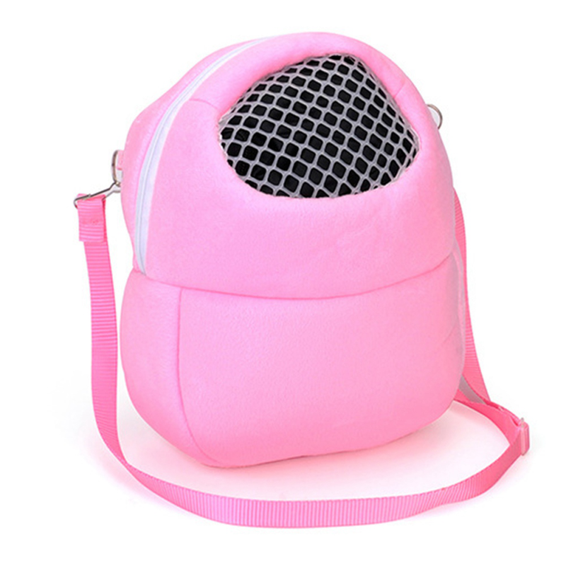 Lồng Mang Thú Cưng Nhỏ, Chuồng Thỏ Hamster Chinchilla Du Lịch Ấm Áp, Lồng Chuột Lang, Lợn Mang Túi, Lồng Thoáng Khí Từ Nhà