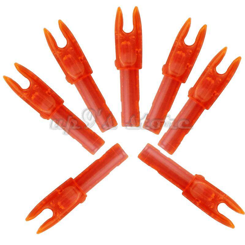 UP100 50 pcs Transparent Red//Green//Blue Archery Nock Arrow Shaft G Nocks Small Groove .088