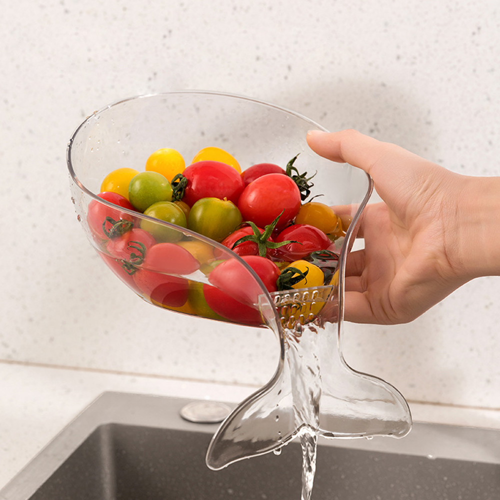 YESPERY Fruit Washing Machine Rice Sieve Simple Kitchen Supplies Drainage Basket Multifunctional Rice Washing Basket