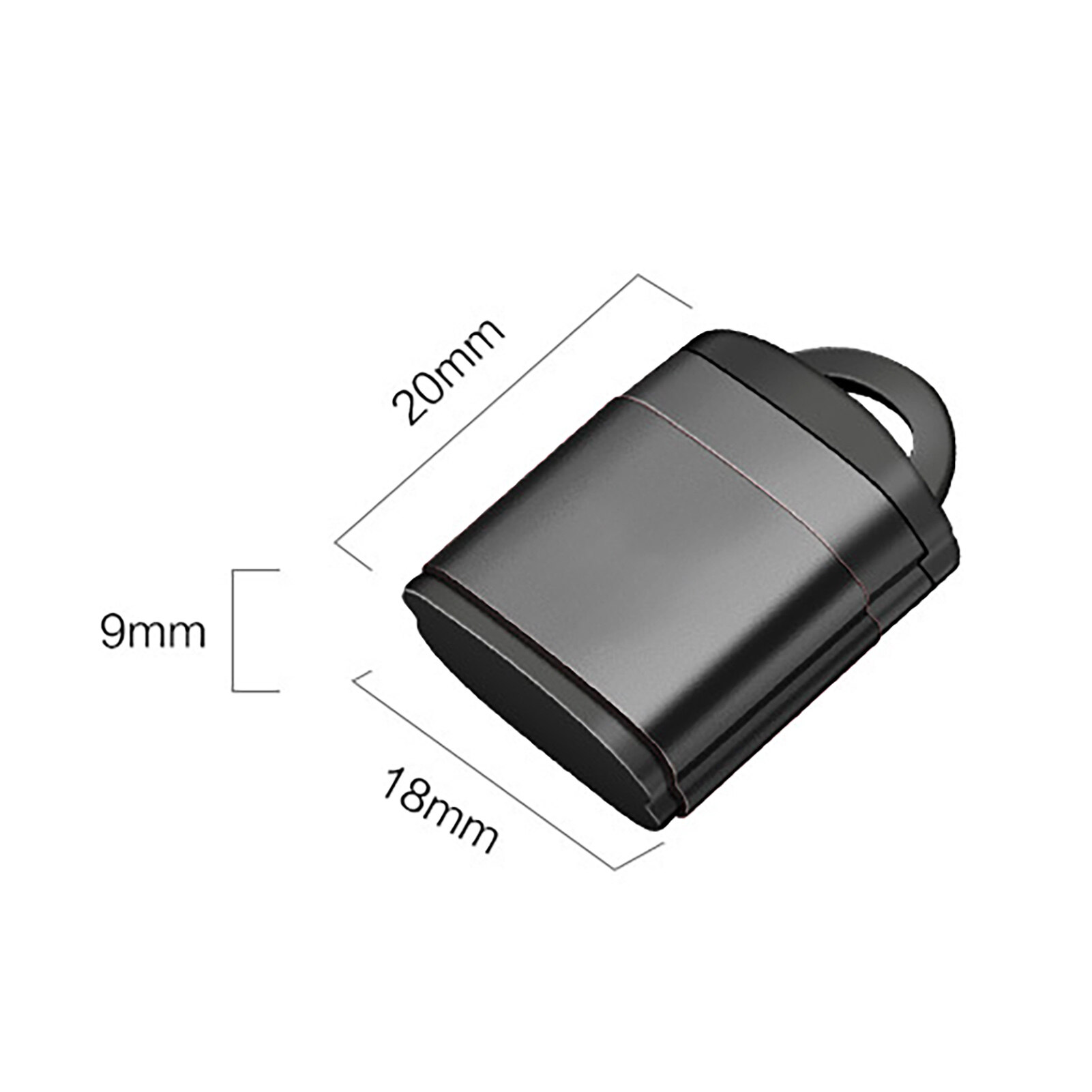 Compact USB Card Reader Driver-free Rust-proof Lightweight Quick USB TF Card Reader for Car