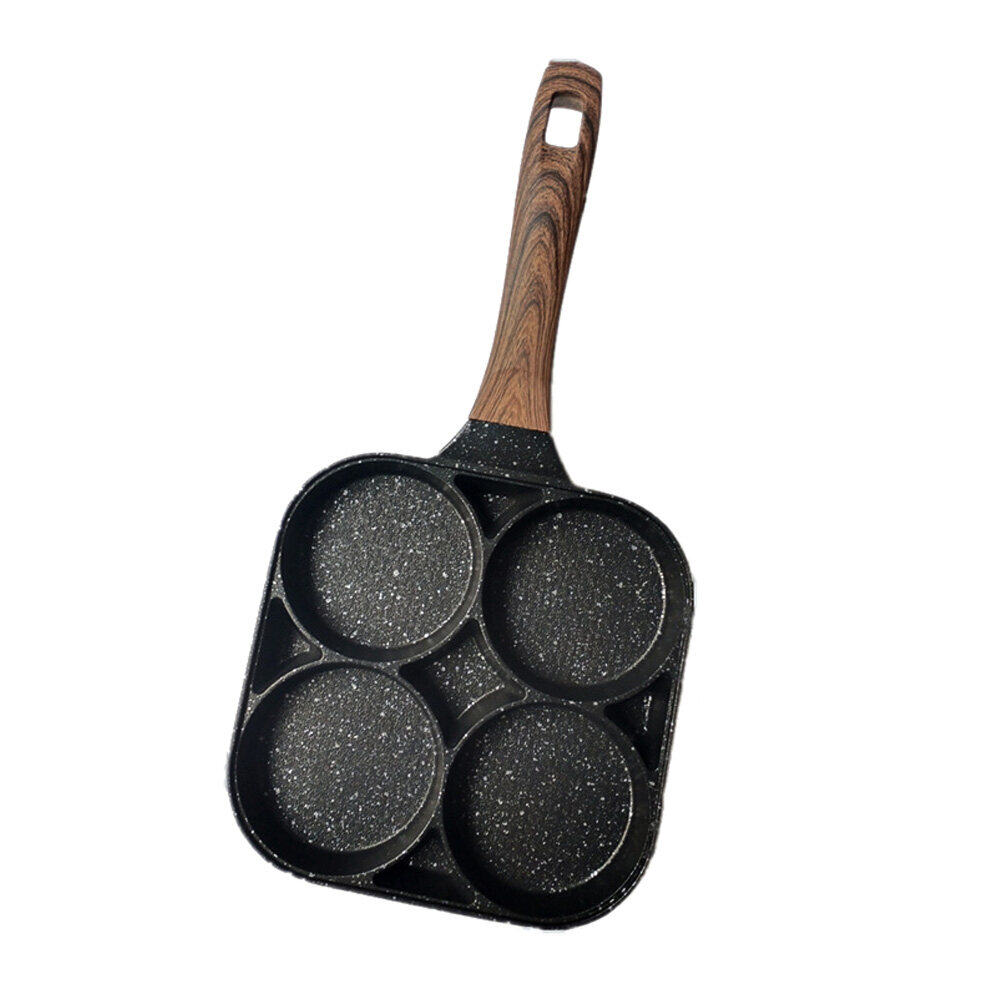 Seangel 4/12 Holes Frying Pot Thickened Omelet Pan Non-stick Egg Pancake Steak Pan Cooking Egg Ham Pans Breakfast Maker