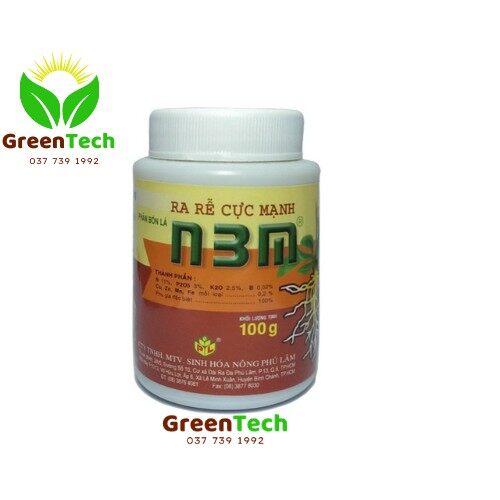 Phân bón Ra rễ cực mạnh N3M (100g)